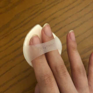 젤리팜 마이크로셀 실리콘퍼프 피치,오렌지 — 4점을 준 리뷰어가 2019년 9월 올린 사용 사진