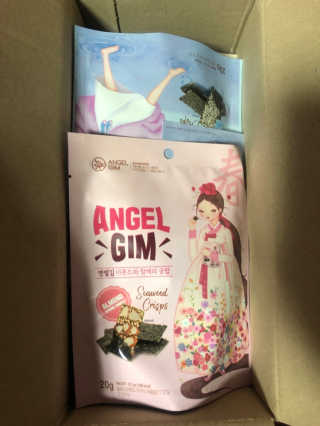 엔젤김 ANGEL GIM 춘하추동 김스낵 4종 — 4점을 준 리뷰어가 2019년 7월 올린 사용 사진