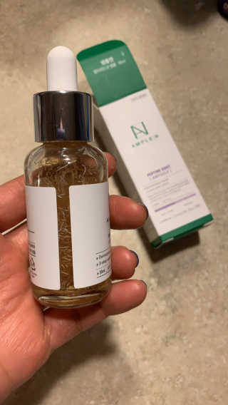 앰플엔 암 페트 펩티드 샷 AMPOULE — 2점을 준 리뷰어가 2019년 8월 올린 사용 사진