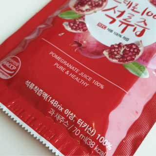 프롬바이오 오직 석류만 [그대로100 석류즙] 하루 1포로 건강하게 — 5점을 준 리뷰어가 2019년 12월 올린 사용 사진