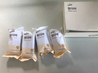 원더그린 無설탕 수제 바, 원더바 현미시리얼 — 5점을 준 리뷰어가 2018년 1월 올린 사용 사진