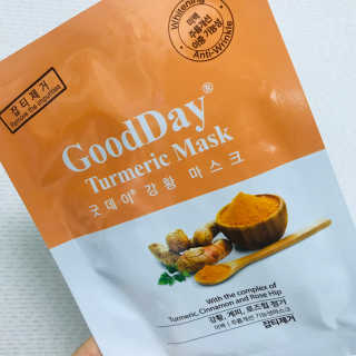 GoodDay Skincare GoodDay 강황 마스크 — 4점을 준 리뷰어가 2020년 2월 올린 사용 사진