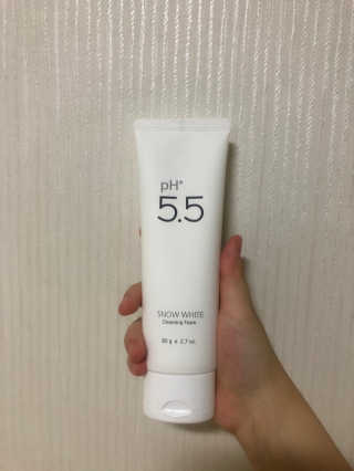 포므시 스노우화이트클렌징폼pH5.5 — 5점을 준 리뷰어가 2019년 10월 올린 사용 사진