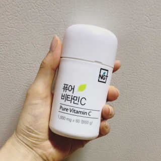 네츄럴굿띵스 퓨어 비타민C 30일분 — 5점을 준 리뷰어가 2018년 6월 올린 사용 사진