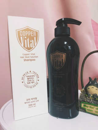 코퍼바이탈 헤어루트 솔루션 샴푸 500ml — 4.67점을 준 리뷰어가 2018년 9월 올린 사용 사진