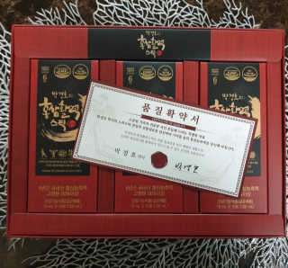 메이준뉴트리 박경호의 홍삼활력스틱 10ml x 30포 — 5점을 준 리뷰어가 2020년 2월 올린 사용 사진