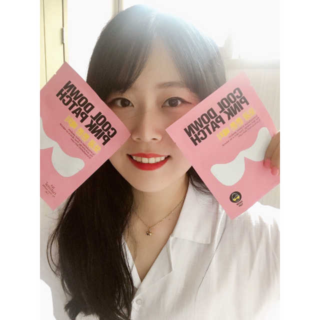 쿨다운 핑크 패치 리뷰 사진