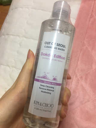 킴앤추 (KIM&CHOO) 아웃오브서울-독도 클렌징워터or 밸런싱토너 — 4점을 준 리뷰어가 2018년 11월 올린 사용 사진
