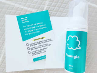 폼글 I foamgle [폼글] 거품가글 50ml 3종 - 민트, 라벤더, 라즈베리 — 5점을 준 리뷰어가 2019년 11월 올린 사용 사진