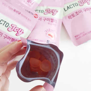 락토조이 구미젤리 복숭아맛 — 5점을 준 리뷰어가 2019년 6월 올린 사용 사진
