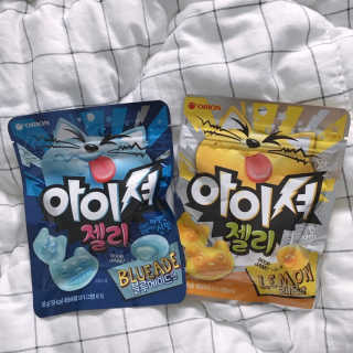 아이셔젤리 레몬맛, 아이셔젤리 블루에이드맛 — 4.5점을 준 리뷰어가 2019년 3월 올린 사용 사진