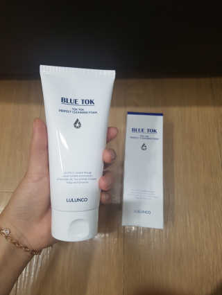 [룰루앤코] 블루톡 퍼펙트 클렌징 폼 — 4점을 준 리뷰어가 2020년 1월 올린 사용 사진