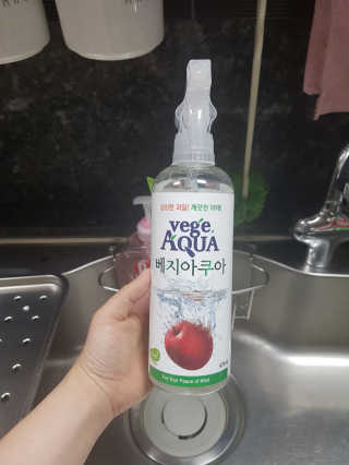 베지아쿠아 475ml + 리필 1000ml 1Set — 4.5점을 준 리뷰어가 2019년 7월 올린 사용 사진