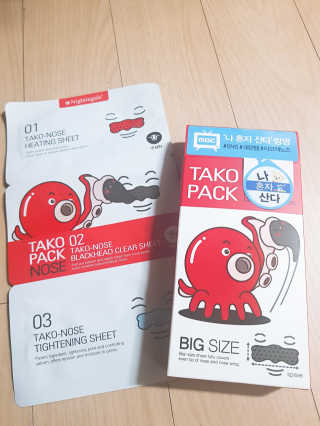 나이팅게일 TAKO PACK NOSE [문어코팩] — 5점을 준 리뷰어가 2018년 7월 올린 사용 사진