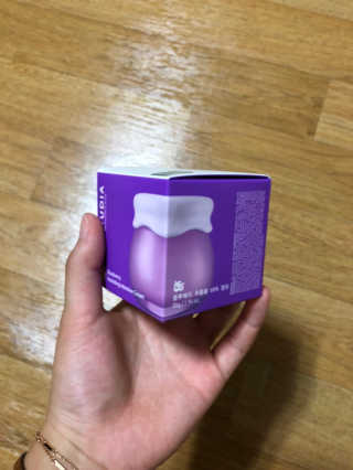 [후르디아] 72시간 블루베리 속살 수분크림 — 5점을 준 리뷰어가 2019년 9월 올린 사용 사진