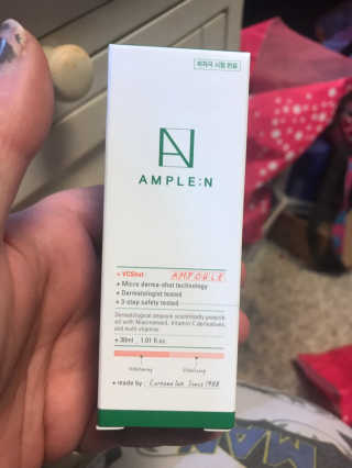 앰플엔 AMPLEN VC SHOT AMPOULE — 5점을 준 리뷰어가 2018년 12월 올린 사용 사진