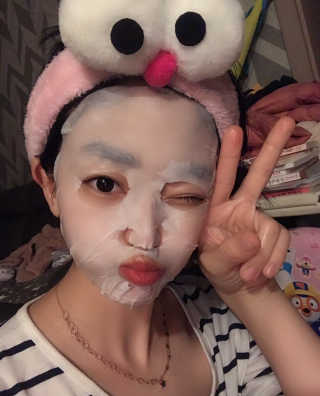 키노닉스 Querencia_Flawless 마스크팩 — 5점을 준 리뷰어가 2019년 4월 올린 사용 사진