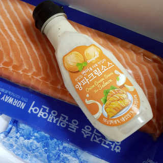 동원산업 항공직송 동원생연어 — 5점을 준 리뷰어가 2019년 7월 올린 사용 사진