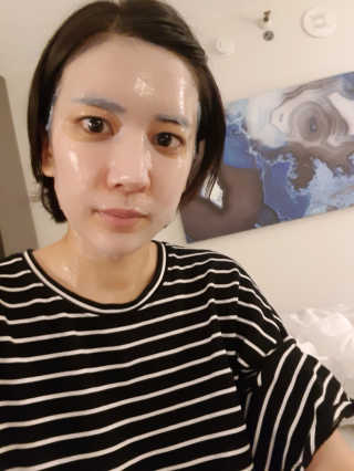 에슬레나 엑스트라 밸런싱 힐링 마스크 10장 — 4점을 준 리뷰어가 2018년 1월 올린 사용 사진