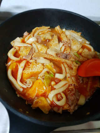 식스레시피 마라떡볶이 쿠킹박스 2인분 — 4점을 준 리뷰어가 2019년 7월 올린 사용 사진