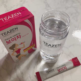 티젠 보이차 + 마이보틀 세트 — 5점을 준 리뷰어가 2018년 6월 올린 사용 사진