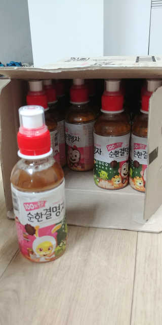 웅진식품 코코몽 어린이 순한결명자 200mL x 24페트 — 3.67점을 준 리뷰어가 2018년 4월 올린 사용 사진