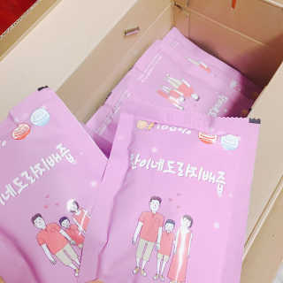 찬이네과수원 찬이네_도라지배즙 1BOX 50개입 — 5점을 준 리뷰어가 2018년 3월 올린 사용 사진