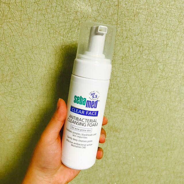 세바메드 클리어 페이스 안티박테리얼 클렌징 폼 리뷰 사진
