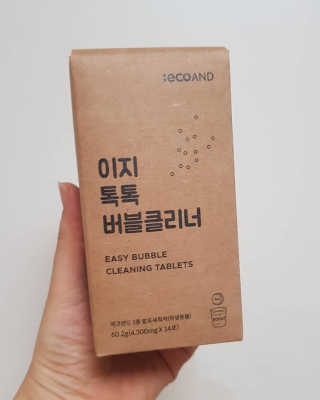 [에코앤드]이지톡톡 버블클리너 1종세척제 — 5점을 준 리뷰어가 2019년 6월 올린 사용 사진