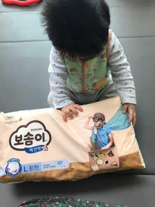 보솜이 액션핏 팬티형 — 4점을 준 리뷰어가 2019년 3월 올린 사용 사진
