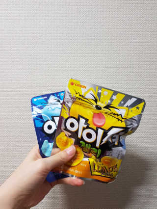 아이셔젤리 레몬맛, 아이셔젤리 블루에이드맛 — 5점을 준 리뷰어가 2019년 3월 올린 사용 사진
