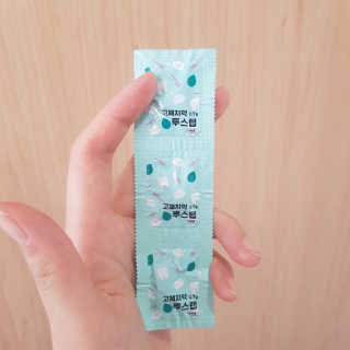솔테라피 씹는 고체치약 투스탭 스파클레몬 6정 x 5박스 — 5점을 준 리뷰어가 2019년 5월 올린 사용 사진