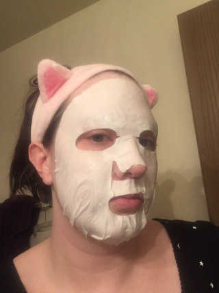 Pearl Collagen Velvet Mask 1 BOX by YVESOM — 2점을 준 리뷰어가 2019년 2월 올린 사용 사진