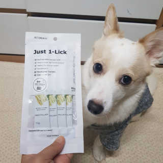 [펫토리아] 한입뚝딱 바이트 + 짜먹는 한입뚝딱 SET — 5점을 준 리뷰어가 2020년 2월 올린 사용 사진