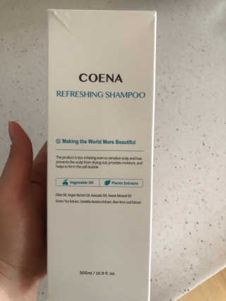 코에나샴푸 500ml — 4점을 준 리뷰어가 2019년 8월 올린 사용 사진