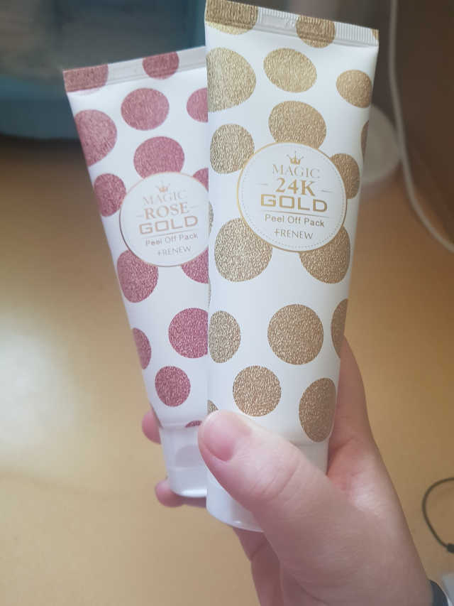 프레뉴 매직 24K골드, 로즈골드 필오프팩 세트 리뷰 사진