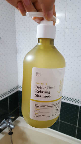 달리프 클로렐라 베러 루트 릴렉싱 샴푸 500ml — 5점을 준 리뷰어가 2020년 1월 올린 사용 사진