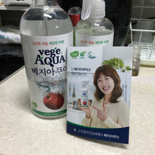 베지아쿠아 475ml + 리필 1000ml 1Set — 4.5점을 준 리뷰어가 2019년 7월 올린 사용 사진