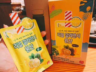장수농가 리얼깔라만시 원샷 50ml 10팩+보틀 — 5점을 준 리뷰어가 2019년 5월 올린 사용 사진