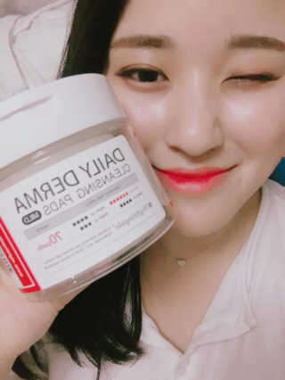 나이팅게일 데일리 더마 클렌징패드 마일드 — 4.5점을 준 리뷰어가 2017년 5월 올린 사용 사진