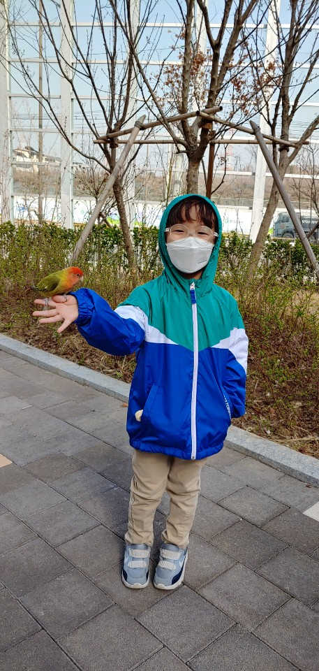 메쉬 배색 점퍼 리뷰 사진