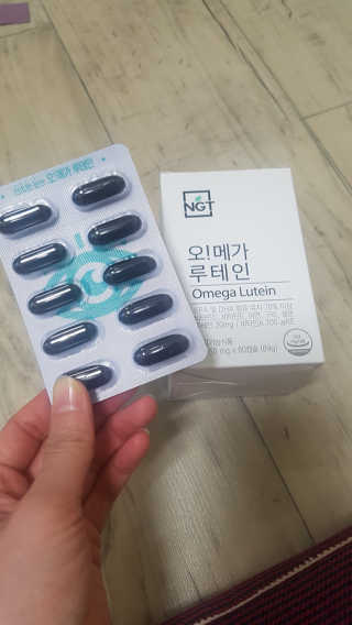네츄럴굿띵스 오!메가루테인 60일분 — 4점을 준 리뷰어가 2019년 4월 올린 사용 사진