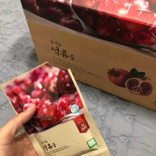 [하이헬스] 정말 진하고 맛있는 유기농 석류즙 30포 — 5점을 준 리뷰어가 2019년 11월 올린 사용 사진