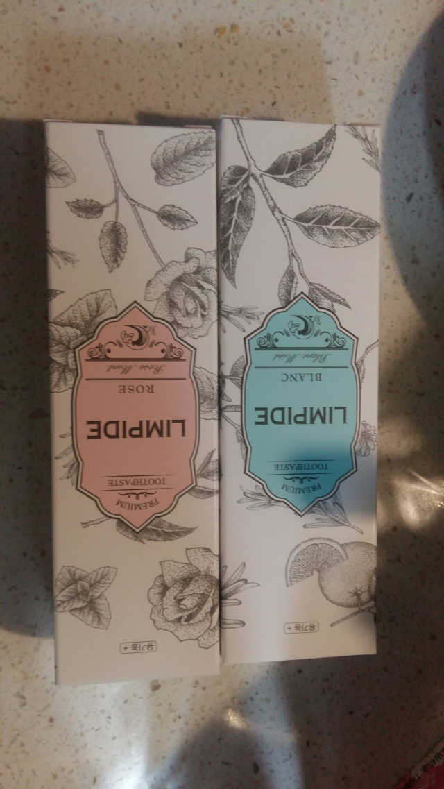 랑피드 블랑 & 로제 치약 리뷰 사진