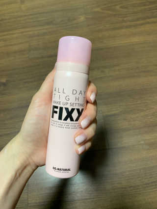 쏘내추럴 올데이 메이크업 픽서 — 4.5점을 준 리뷰어가 2019년 8월 올린 사용 사진