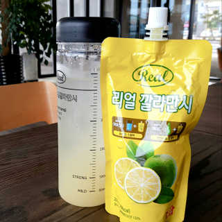 장수농가 리얼깔라만시 — 5점을 준 리뷰어가 2018년 6월 올린 사용 사진