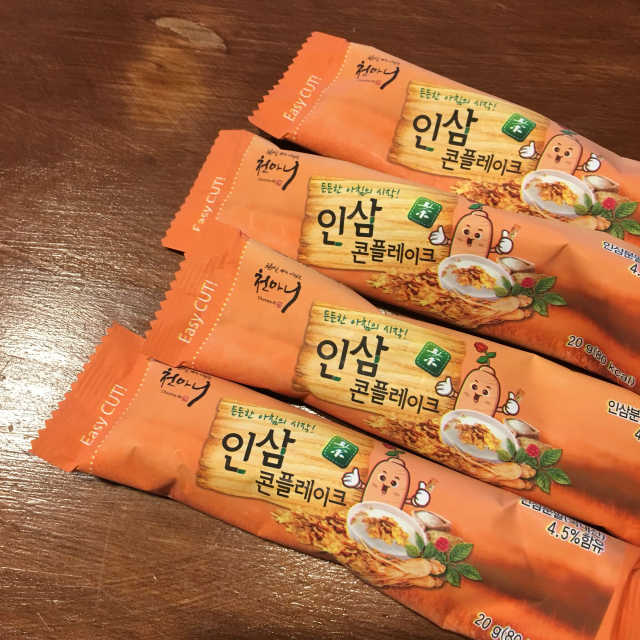인삼콘플레이크 리뷰 사진