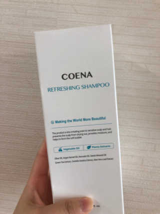 코에나샴푸 500ml — 4점을 준 리뷰어가 2019년 8월 올린 사용 사진