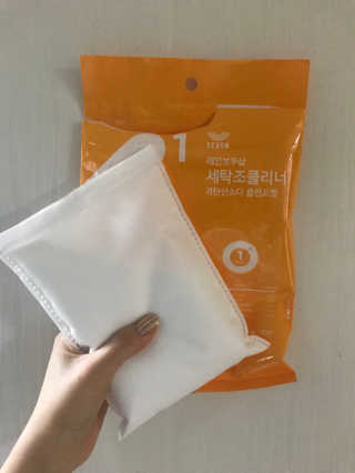 레인보우샵 올인원세탁세제,베이킹소다 스틱포6개입+세탁조클리너 — 5점을 준 리뷰어가 2018년 4월 올린 사용 사진