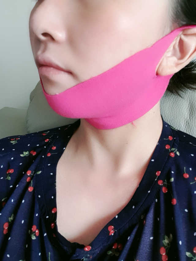 스케덤 펩타이드 리프팅밴드 리뷰 사진